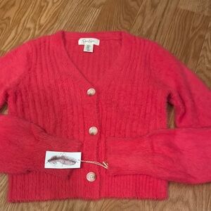 Jessica Simpson Pink Cardigan Sweater